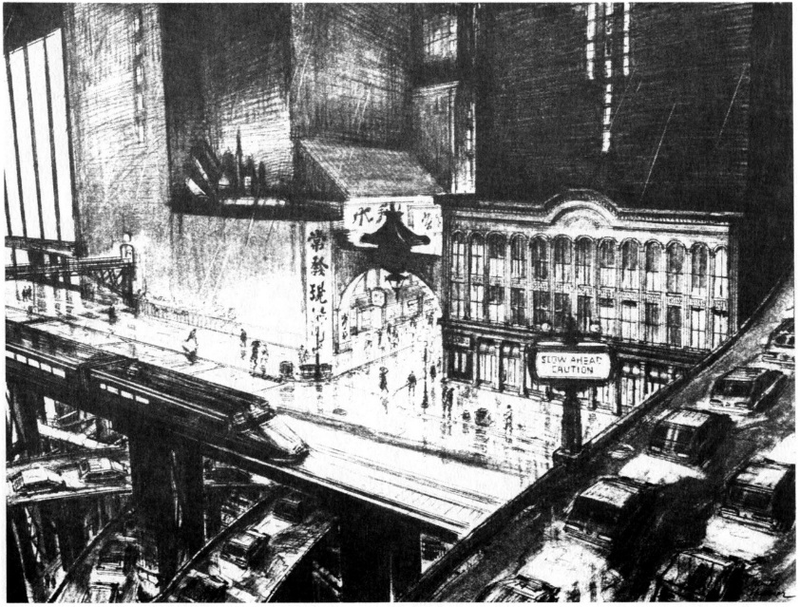 Illustration for article titled Blade Runner Sketchbook takes you back to the neo-noir future